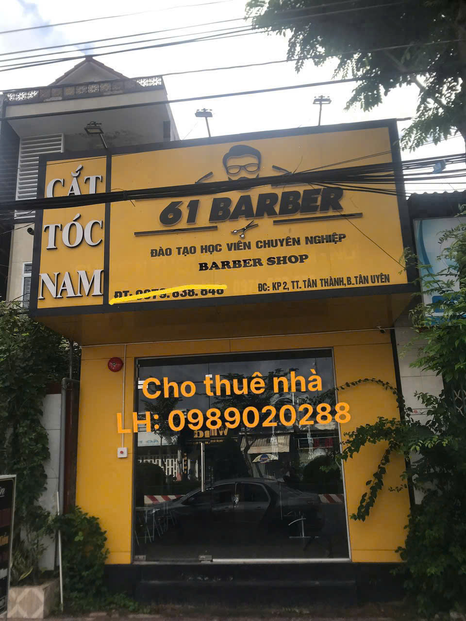 Nhà cho thuê nguyên căn ngay trung tâm thị trấn Tân Thành, huyện Bắc Tân Uyên, Bình Dương