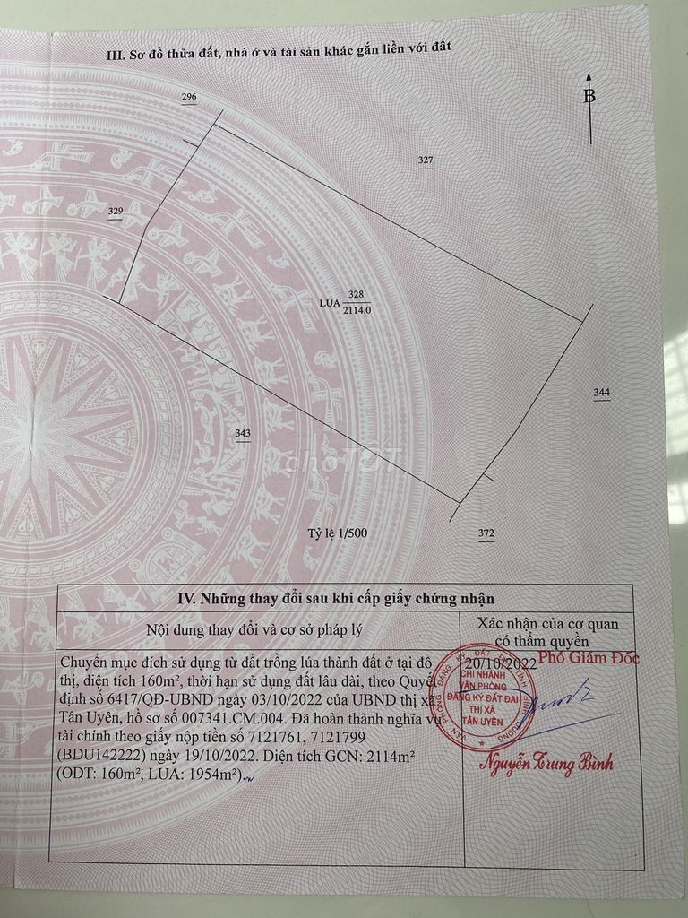 Chính chủ cần bán đất sổ hồng riêng - diện tích lớn - vị trí tiềm năng cao tại Phường Tân Đông Hiệp, TP HCM.