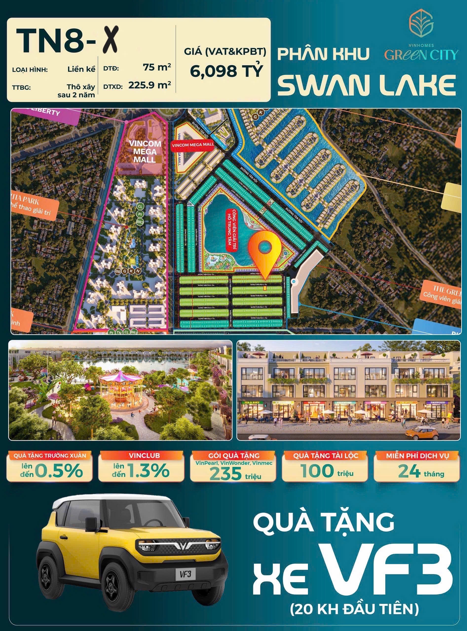 Vinhomes Green City Hậu Nghĩa – Long An