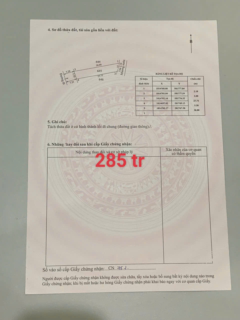 CHÍNH CHỦ NHỜ BÁN 4 LÔ ĐẤT TẠI XÃ VĨNH THÁI – TP. HUẾ