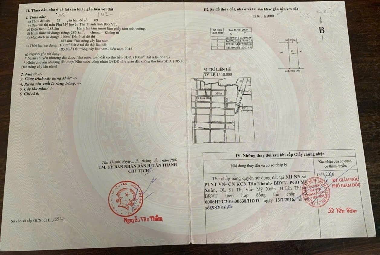 BÁN NHÀ LÊ QUÝ ĐÔN KHU CHỢ NGỌC HÀ TRUNG TÂM P . PHÚ MỸ - TP . HỒ CHÍ MINH