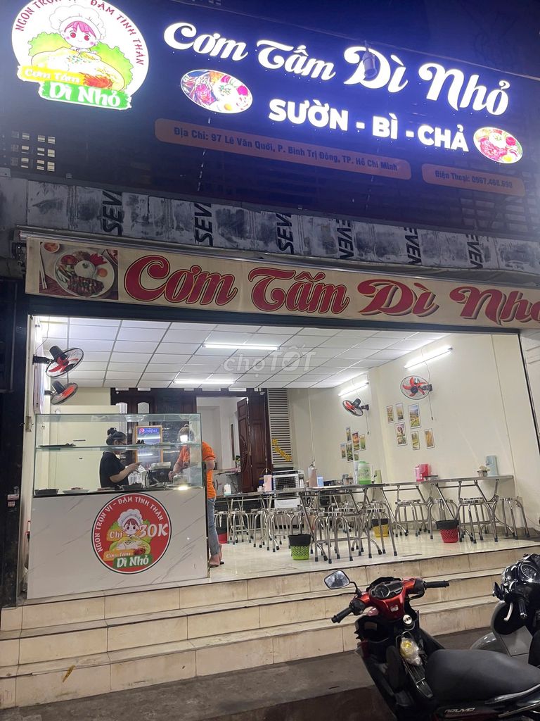 CẦN SANG QUÁN CƠM TẤM – VỊ TRÍ ĐẸP, CÓ SẴN KHÁCH