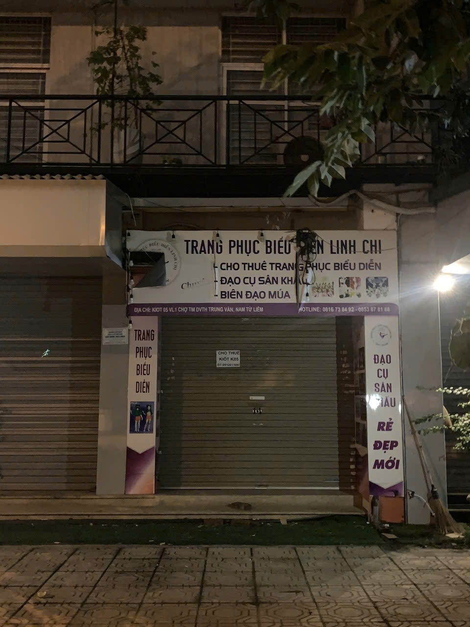 CHO THUÊ KIOT K05 VL1 – PHƯỜNG TRUNG VĂN, QUẬN NAM TỪ LIÊM, HÀ NỘI