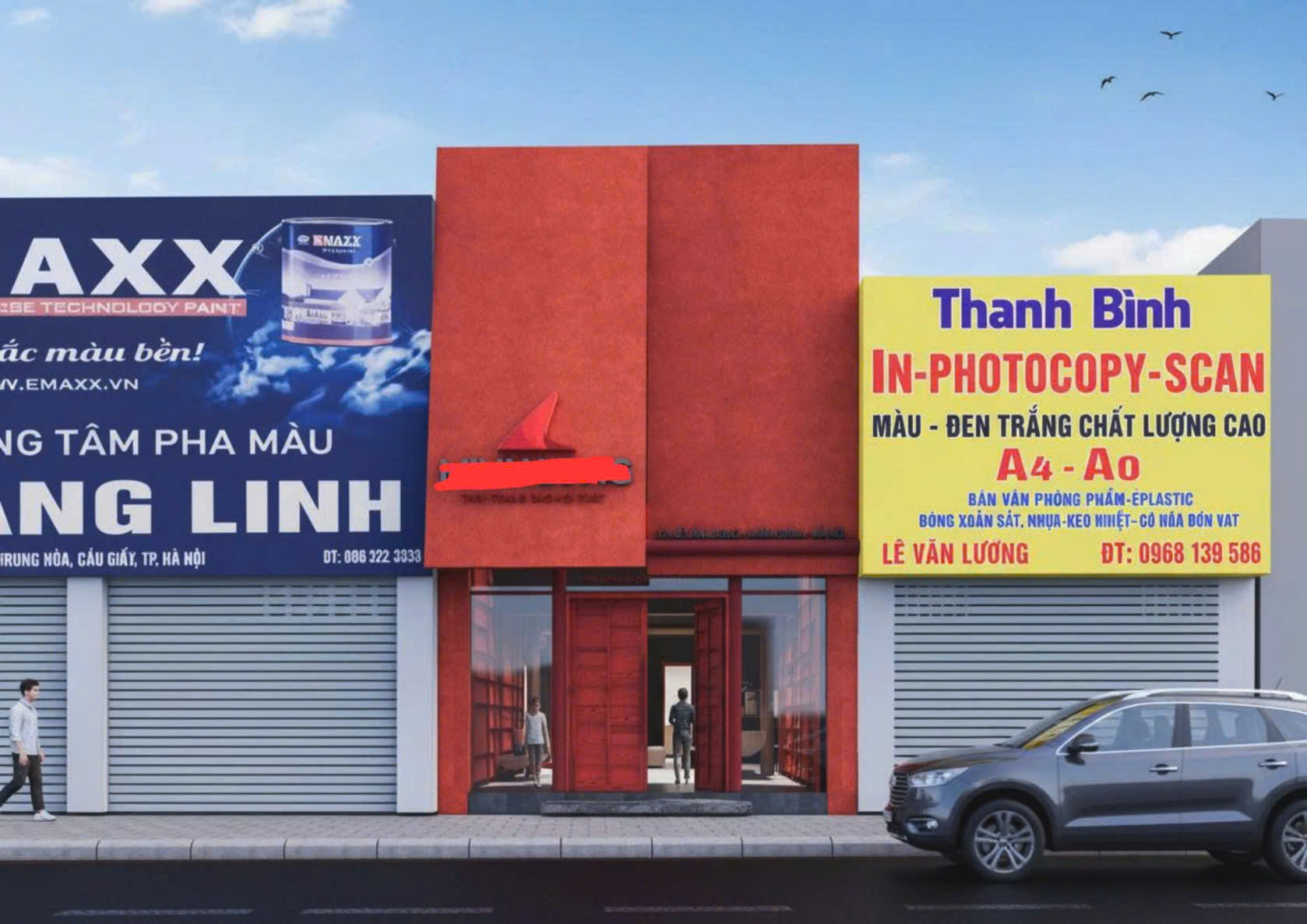 CHO THUÊ SHOWROOM MẶT PHỐ LÊ VĂN LƯƠNG – VỊ TRÍ ĐẸP, PHÙ HỢP KINH DOANH, VP