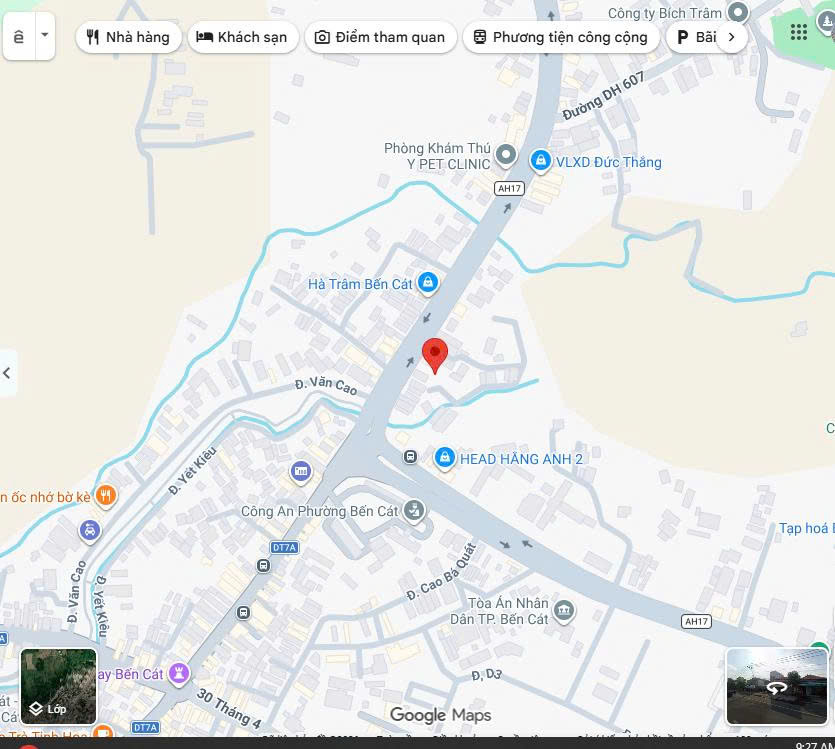 CẦN BÁN LÔ ĐẤT 1000m2 mặt tiền quốc lộ 13 Bến Cát – 30 TRIỆU/M²