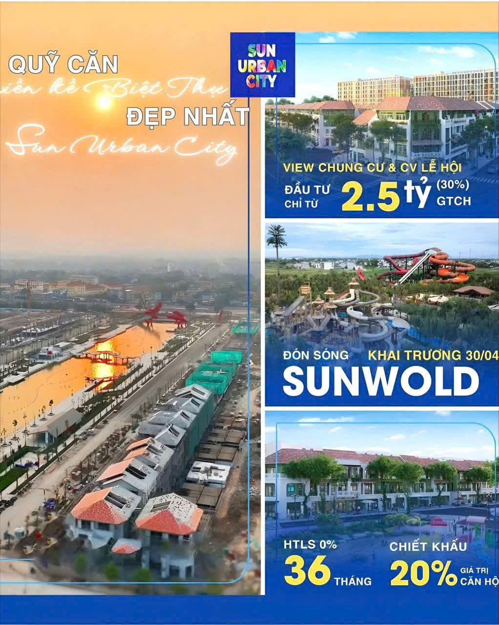 LIỀN KỀ &amp;amp; BIỆT THỰ SUN URBAN CITY HÀ NAM