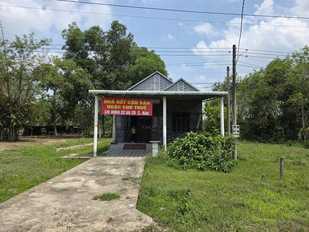 Chính chủ cần bán đất tặng nhà mặt tiền, vị trí đẹp tại An Lập, Dầu Tiếng.