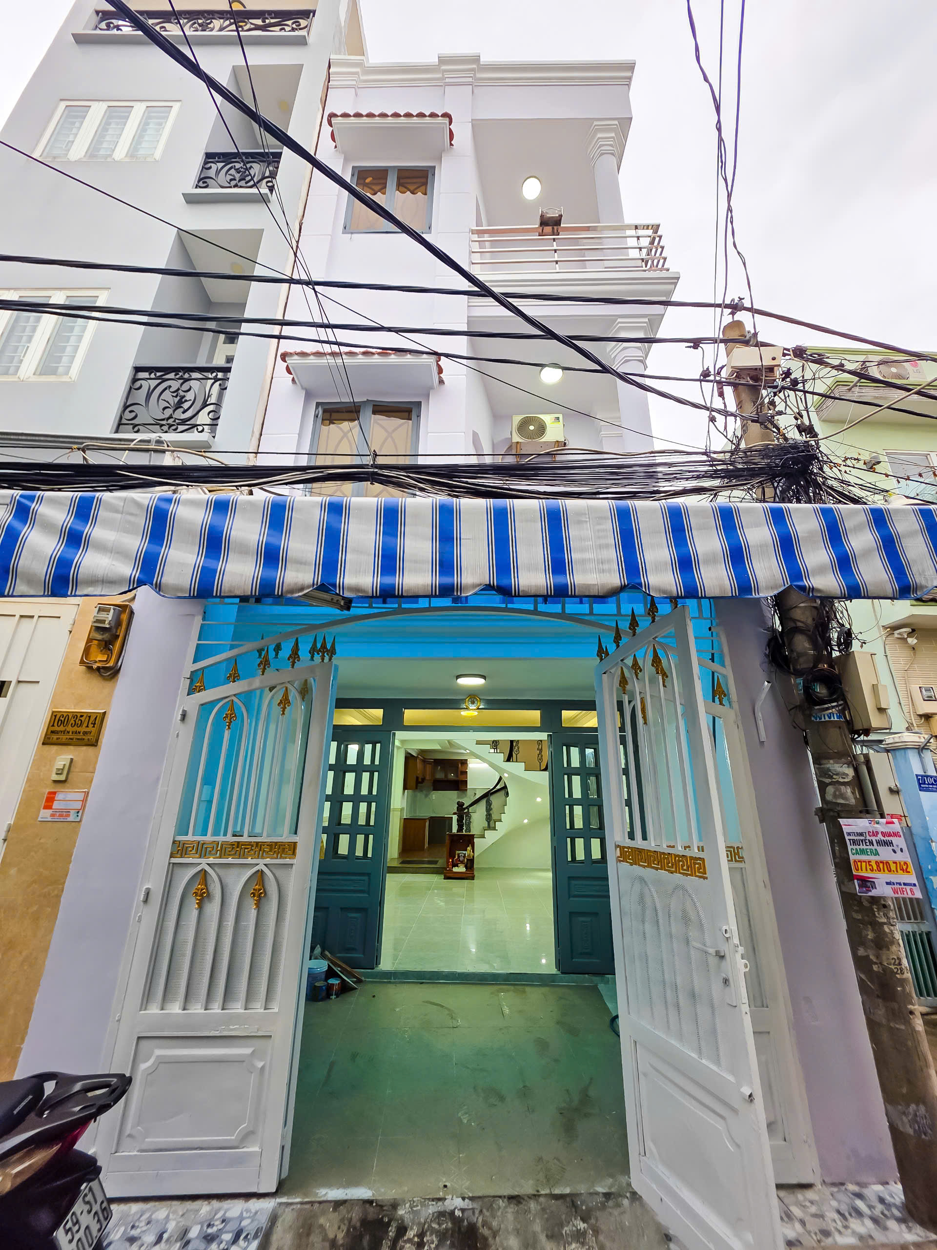 BÁN NHÀ 1 TRỆT 2 LẦU PHÚ THUẬN, QUẬN 7 – 55,8M² – GIÁ 7,7 TỶ