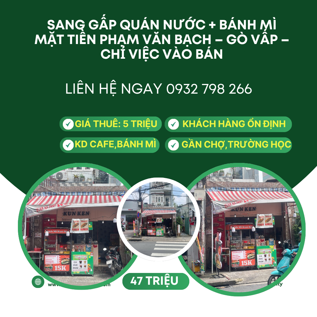 https://batdongsanviet.info.vn/sang-gap-quan-nuoc-banh-mi-mat-tien-pham-van-bach-go-vap-chi-viec-vao-ban-j195702.html