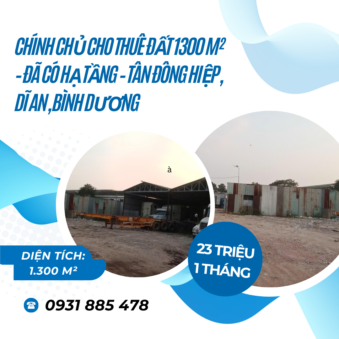 https://batdongsanviet.info.vn/chinh-chu-cho-thue-dat-1300-m-da-co-ha-tang-tan-dong-hiep-di-an-binh-duong-j196393.html
