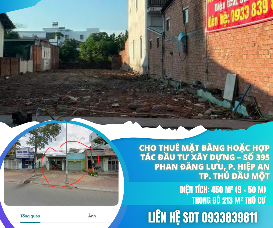 https://batdongsanviet.info.vn/cho-thue-mat-bang-hoac-hop-tac-dau-tu-xay-dung-so-395-phan-dang-luu-p-hiep-an-tp-thu-dau-mot-j201441.html