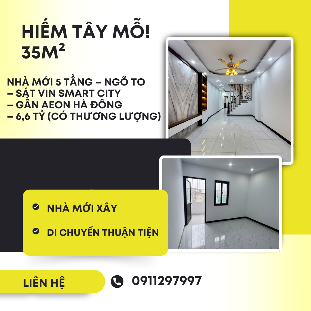 https://batdongsanviet.info.vn/hiem-tay-m-35m-nha-moi-5-tang-ngo-to-sat-vin-smart-city-gan-aeon-ha-dong-6-6-ty-co-thuong-luong-j198523.html